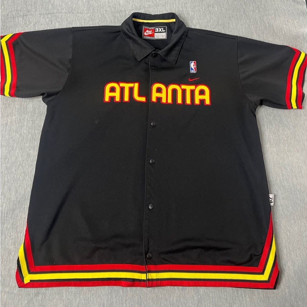 Atlanta Hawks Nike Rewind 74 Throwback Shooting Shirt Warm Up Jersey Mens 3xl